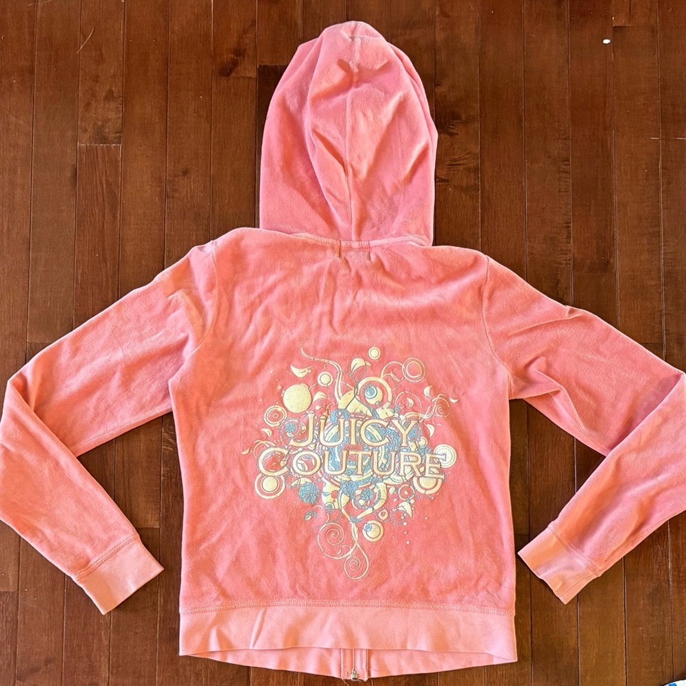 Juicy Couture Vintage Y2K Pink Track Hoodie